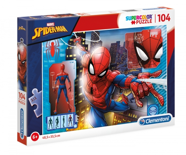 Puzzle SuperColor 104: Spider-Man (27118)