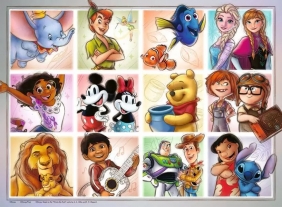 Ravensburger, Puzzle XXL 100: Disney Postacie (12004118)