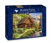 Bluebird Puzzle 500: Chata z bali gdzieś w Ameryce Północnej (70118)