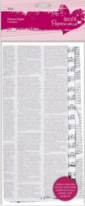 Bibuła wzorzysta PAPERMANIA (20 arkuszy)