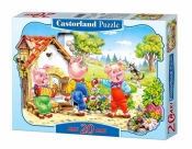 20 MAXI PUZZLE PODŁOGOWE TRZY ŚWINKI WIEK 2+ (02184)