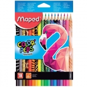Kredki Maped Colorpeps Animals, 18 kolorów (832218)