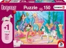 Puzzle 150 Schleich + Bayala Zamek syren + figurka