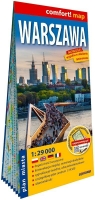 Comfort! map Warszawa plan miasta 1:29 000 w.2026 Opracowanie zbiorowe