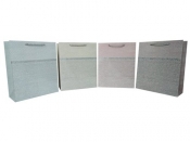 Torebka płaska duża paski br 30x40x12cm 12 sztuk