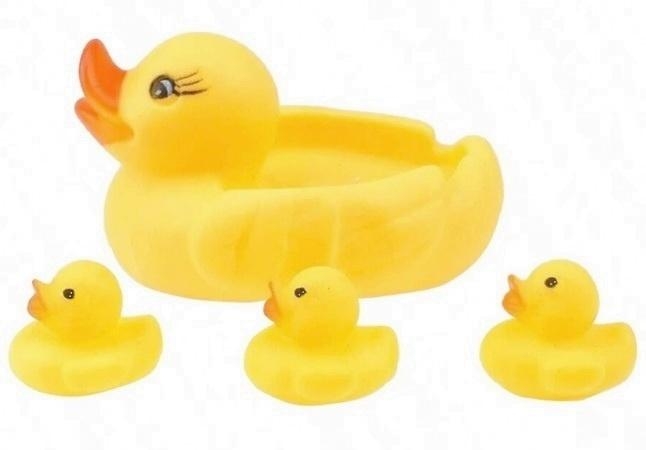 Zestaw kaczek gumowych