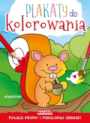 Plakaty do kolorowania - Wiewiórka