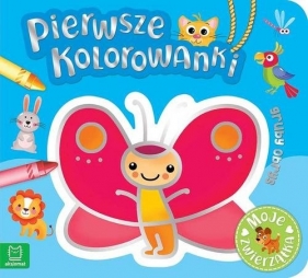 Pierwsze kolorowanki Moje zwierzątka Gruby obrys