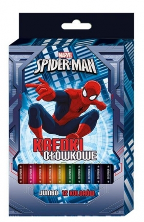Kredki ołówkowe JumboSpider-Man 12 kolorów