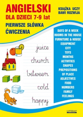 Angielski dla dzieci 7-9 lat Pierwsze słówka Ćwiczenia - Bednarska Joanna