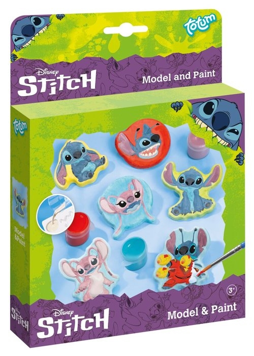 Stitch  Zestaw do wykonania figurek MODEL & PAINT