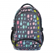 Plecak 16" szary Pastelowe plamki (0002-0019)