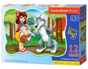 Puzzle 12 maxi konturowe Little Red Riding Hood (B-120185)