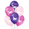 Balony dla dziewczynki 30cm 6szt