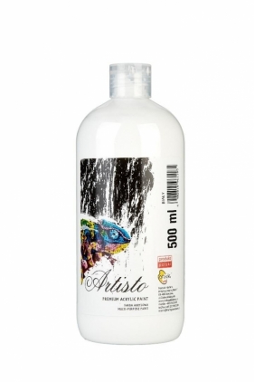 Farba akrylowa biała 500ml