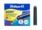 Naboje krótkie Pelikan 4001 TP/6, 6 szt. - niebiesko-czarne (301184)