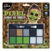 Kidea, Farby do twarzy - zestaw Pixel