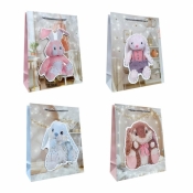 Torebka prezentowa dziecięca S Pluszak mix