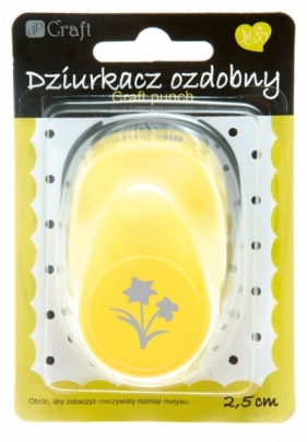 Dziurkacz ozdobny 2,5cm żonkil (JCDZ-110-143)