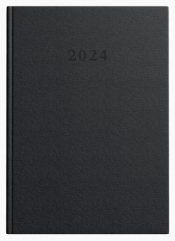 Kalendarz 2024 książkowy A4 Standard DTP czarny