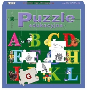 Puzzle edukacyjne Od litery do słowa