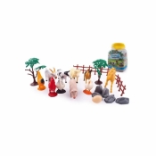 Figurki zwierząt domowych 19szt