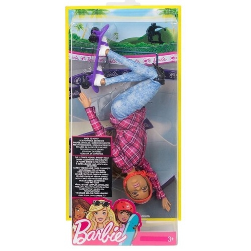 Barbie sportowe lalki deskorolka (DVF68)