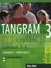 Tangram aktuell 3 Lektion 1-4 Kursbuch + Arbeitsbuch - Hilpert Silke