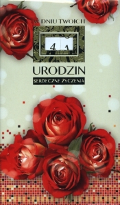 Karnet Jubileusz - Rocznica ślubu, regulowane cyfry