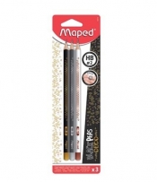 Ołówek Blackpeps HB bls 3szt Maped