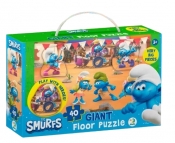 Puzzle podłogowe - Muzyka gra - Smerfy