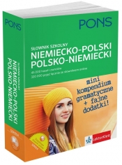 Słownik szkolny niemiecko-polski polsko-niemiecki 45 000 haseł i zwrotów.