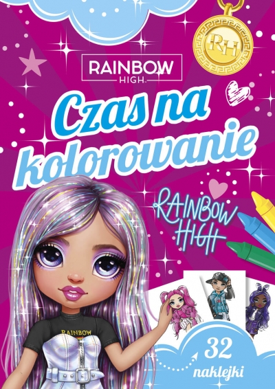 Czas na kolorowanie. Rainbow High