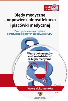 Błędy medyczne - odpowiedzialność lekarza i placówki medycznej + płyta CD - Agnieszka Sieńko, Dorota Kaczmarczyk