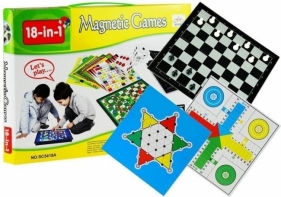 Zestaw gier 18w1 szachy magnetyczne