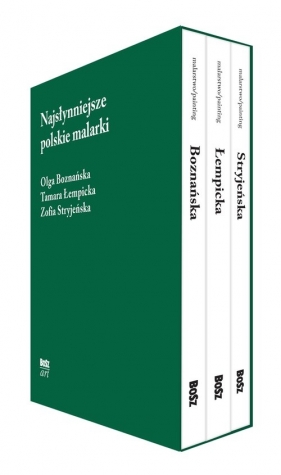 Najsłynniejsze polskie malarki Zestaw miniaturowych albumów w etui - Urszula Kozakowska-Zaucha, Maria Anna Potocka, Światosław Lenartowicz