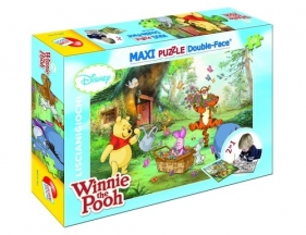 Puzzle dwustronne maxi 108 elementów Kubuś Puchatek - *.