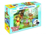 Puzzle dwustronne maxi 108 elementów Kubuś Puchatek