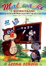 Leśna szkoła. Malowanka z wierszykami