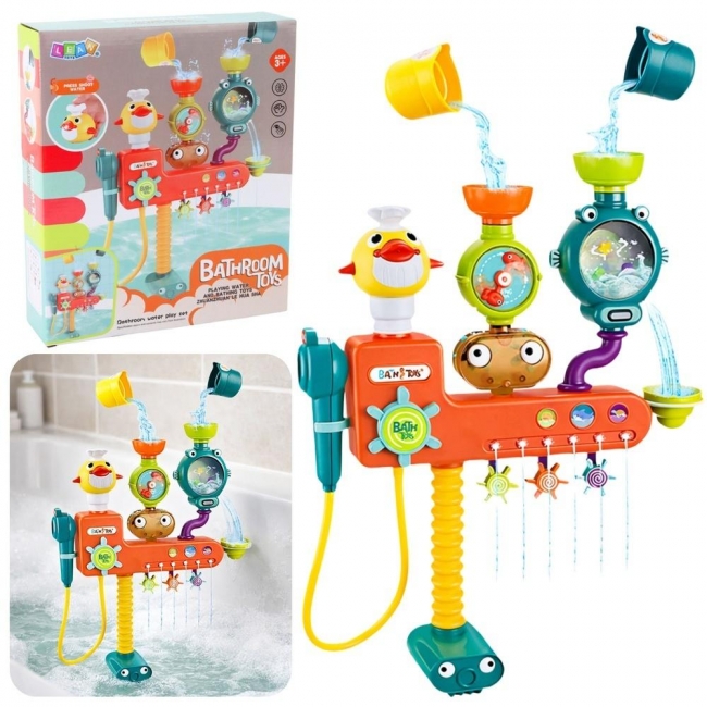 Kołowrotek przelewowy do kąpieli kubeczki