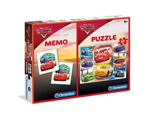 Puzzle 60 + Memo Auta (07918)
