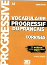 Vocabulaire progressif du Francais niveau debutant A1 klucz 3ed Miquel Claire