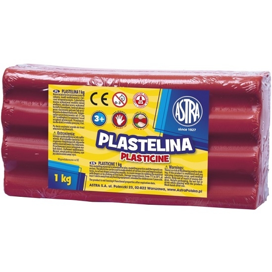 Astra, Plastelina różowa - 1 kg (303111008)