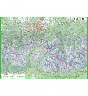 Puzzle 1000: Tatry - mapa turystyczna 1:50 000