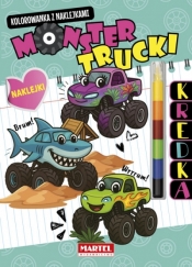 Modułowa kredka. Monster Trucki z naklejkami - Katarzyna Salamon