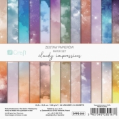 Zestaw papierów 15,2x15,2cm 24 kartki