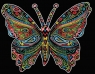  Kolorowanka Welwetowa Colorvelvet 47x35 cm Motyl