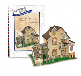 Puzzle 3D: Domki świata - Francja, Cottage (306-23118)