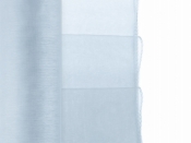 Organza obszywana błękit 0,38x9m