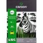 Blok techniczny Canson A4 czarny 10 160 g